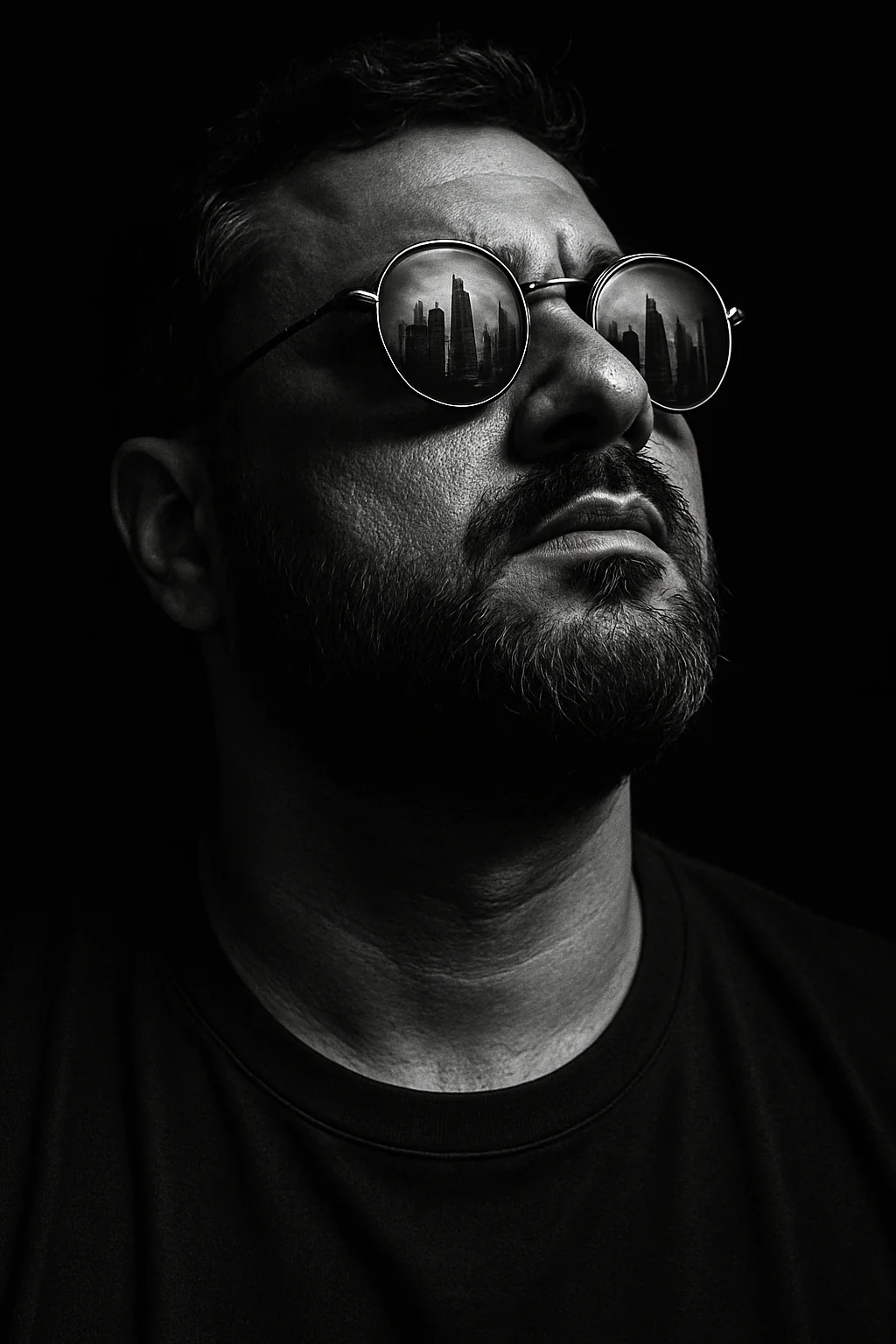 URBAN REFLECTION IN DRAMATIC LIGHT